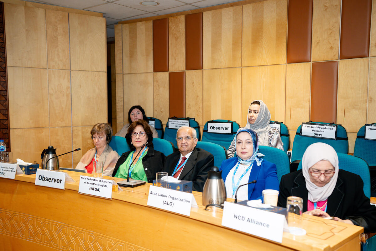 منظمة العمل العربية تشارك في الدورة الثانية والسبعين للَّجنة الإقليمية لمنظمة الصحة العالمية‫ لشرق المتوسط‬‬