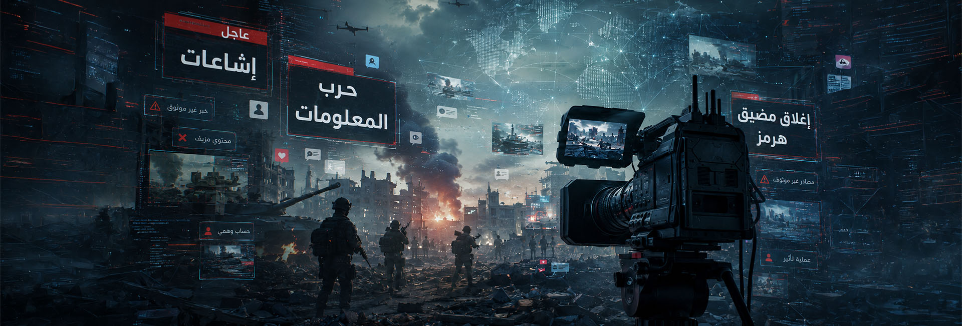 الندوة التفاعلية حول الإعلام في زمن الحرب، أثر حرب المعلومات على الاستقرار الاقتصادي والاجتماعي